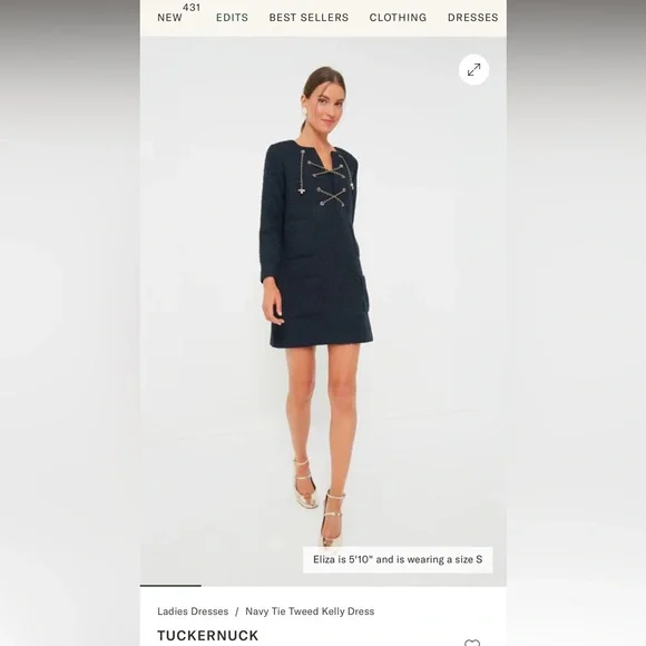 tuckernuck black tie dresses Tuckernuck Black Daphne Dress Black / S main image 0